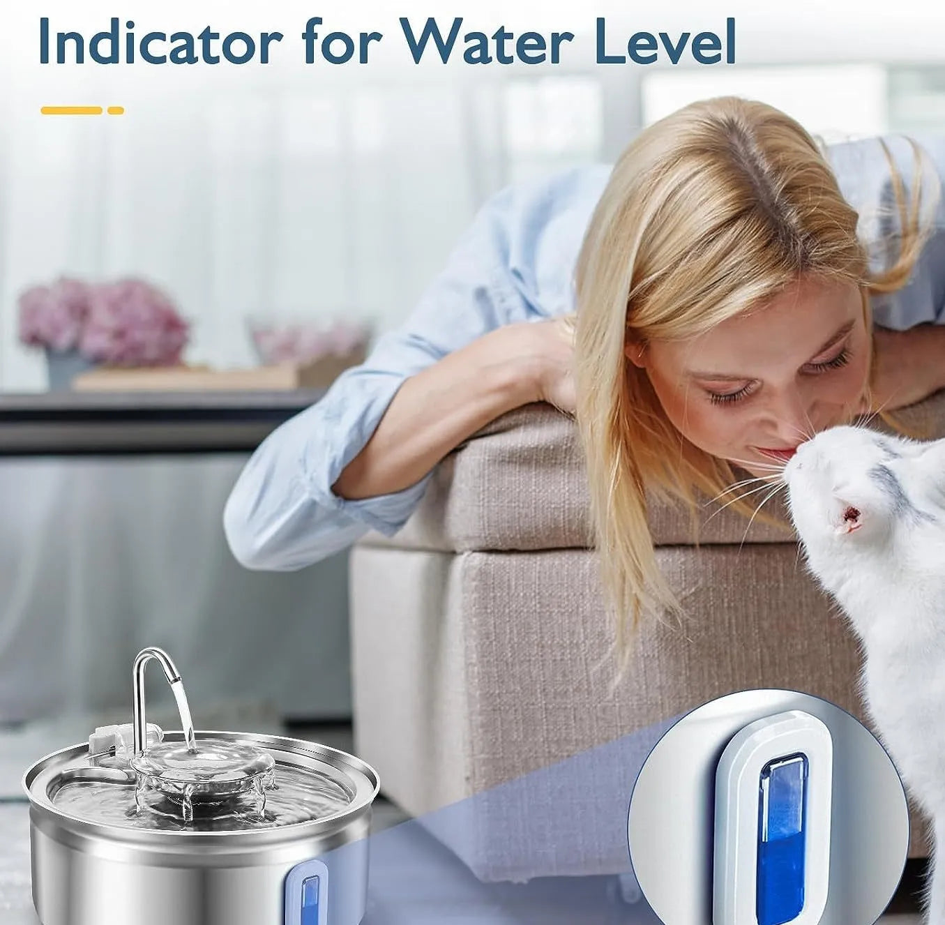Pet Water Dispenser with Stainless Steel Faucet - Premium Quality