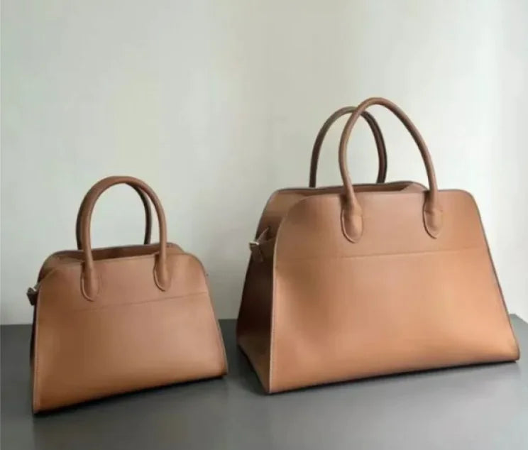Top Layer Cowhide Handbag Niche High-grade Large Capacity Shoulder Crossbody Bag - Store Deals