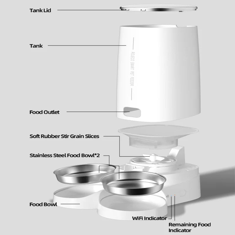 4L Automatic Pet Feeder | Convenient & Reliable - PetMates