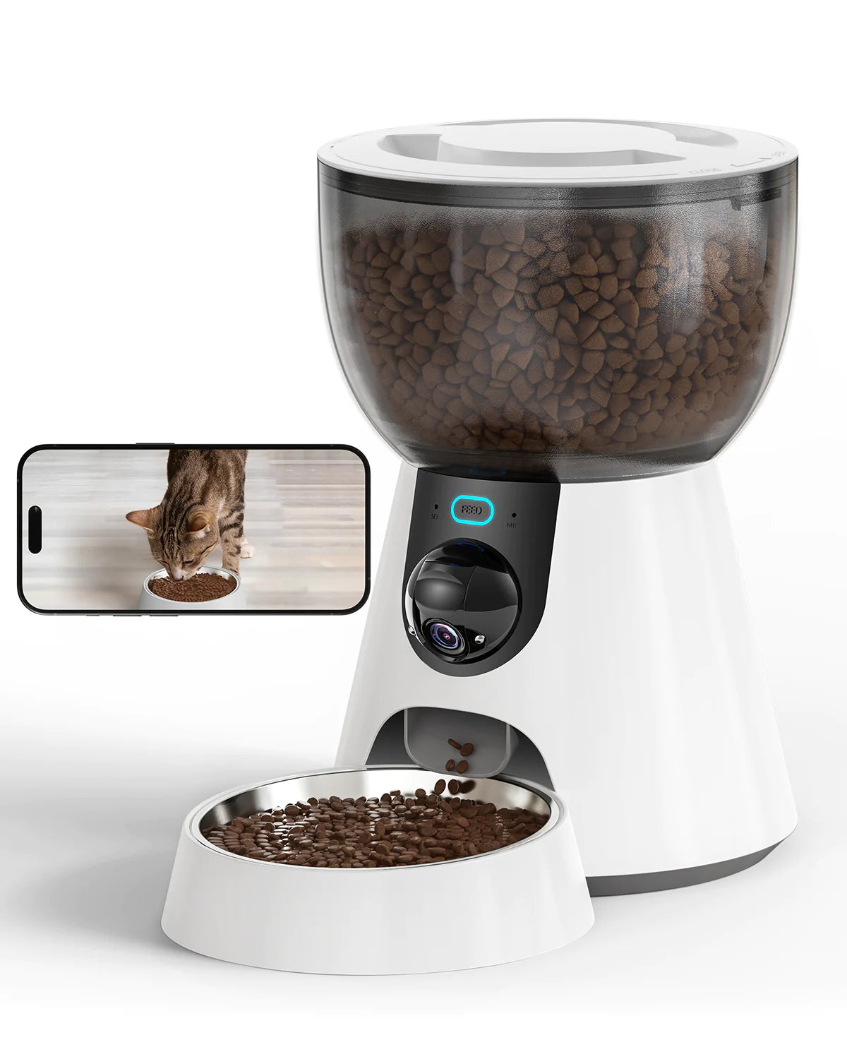 Automatic Cat Feeder With Camera - Monitor Your Pet Remotely