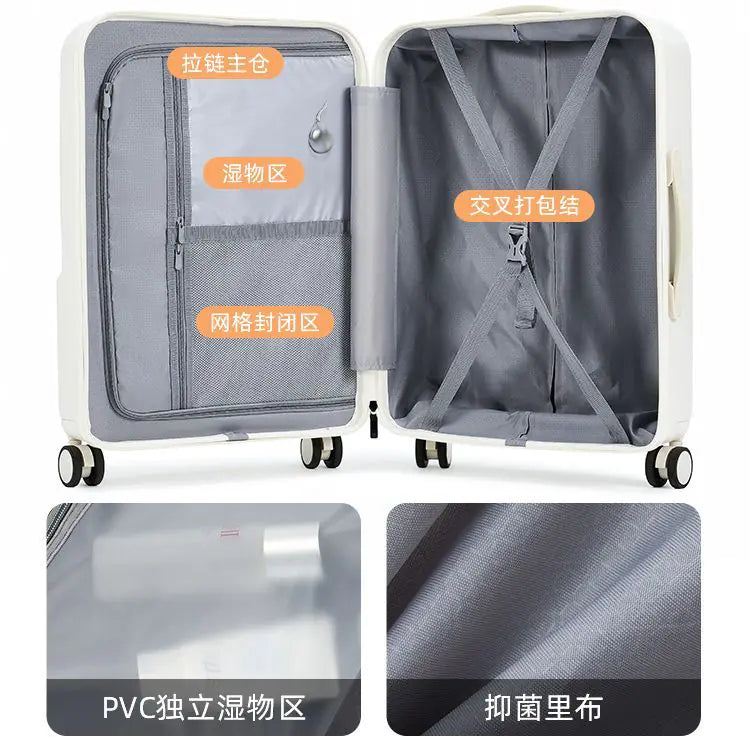 20-Inch Multifunctional PC Luggage with Wheels - Store Deals