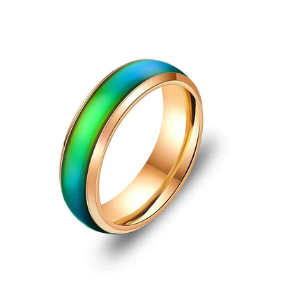 Color Changing Temperature Ring-Mood Ring with Color Shift Technology