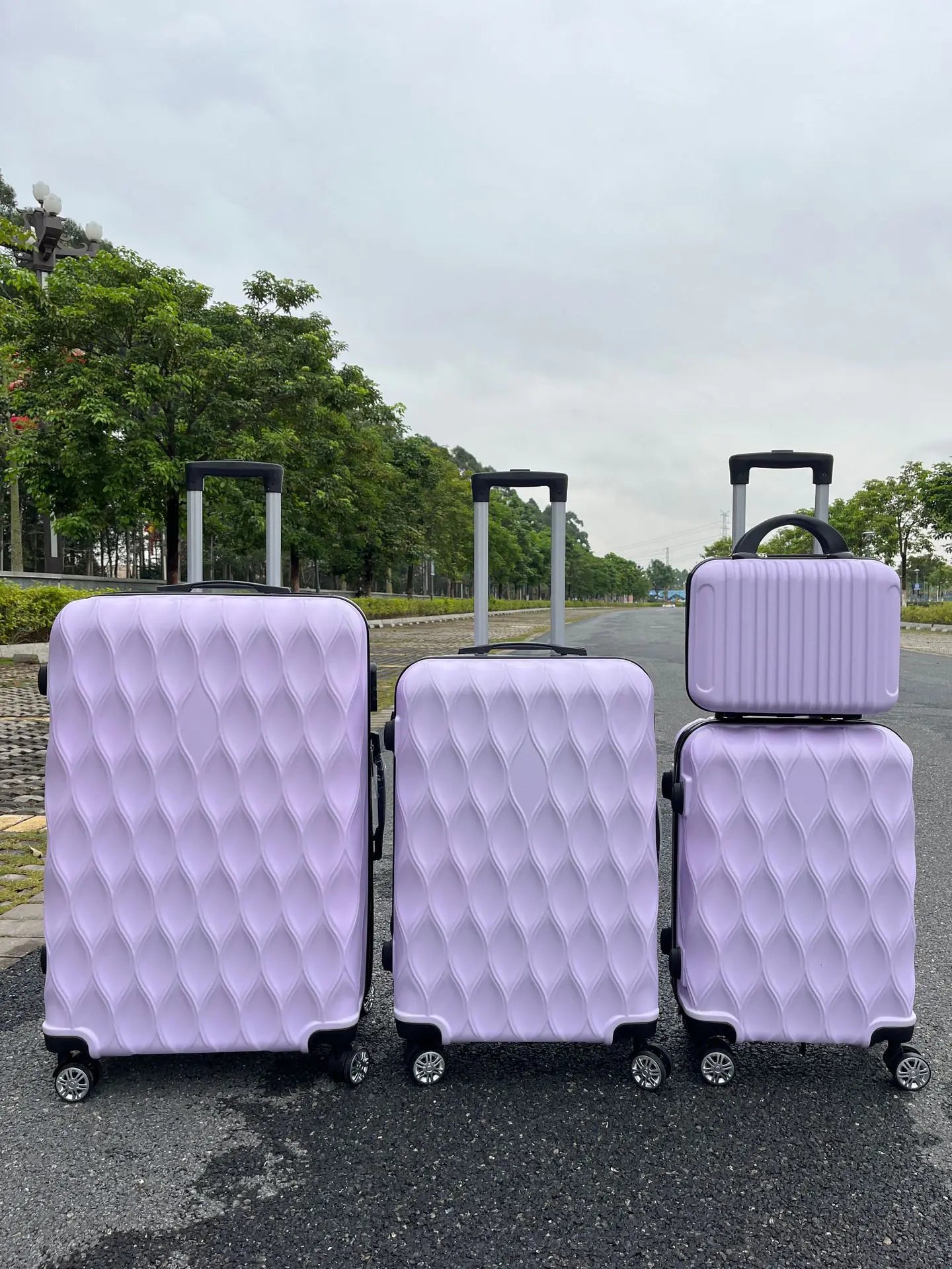 4-Piece ABS Spinner Luggage Set (14/20/24/28 Inch) - Store Deals