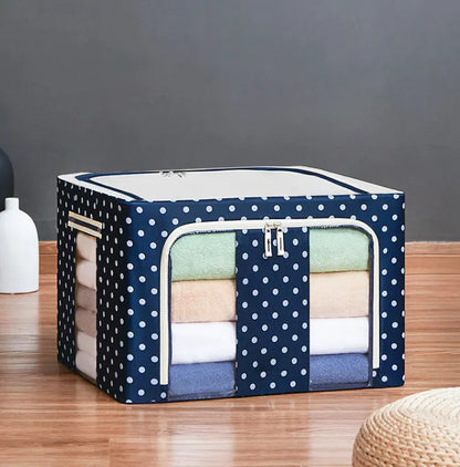 Polka Dot Oxford Cloth Storage Box - Store Deals