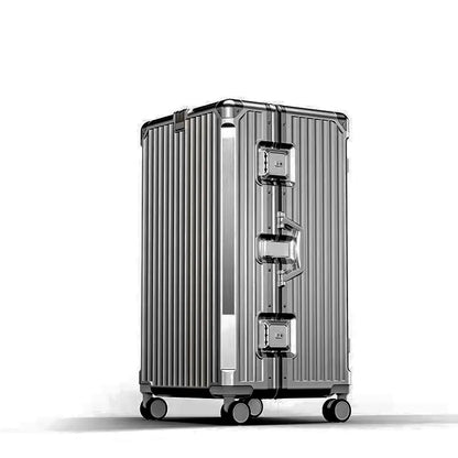 Aluminum Frame Luggage Suitcase, Large Capacity, Stylish - Store Deals