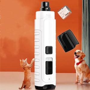 Rechargeable Electric Pet Nail Polisher - Professional Grooming Tool