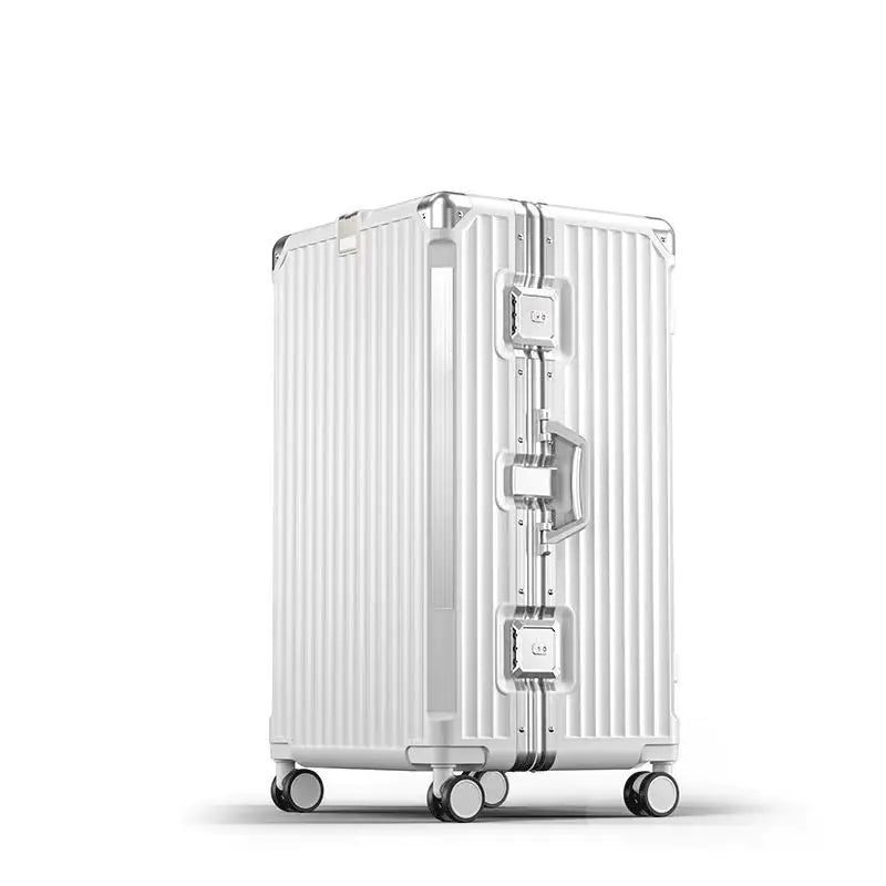 Aluminum Frame Luggage Suitcase, Large Capacity, Stylish - Store Deals