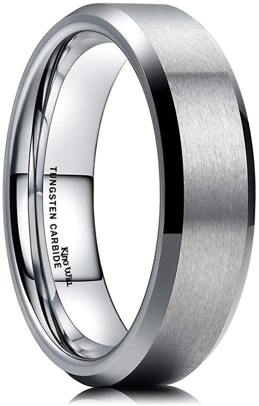 Tungsten Steel Couple Rings for Weddings