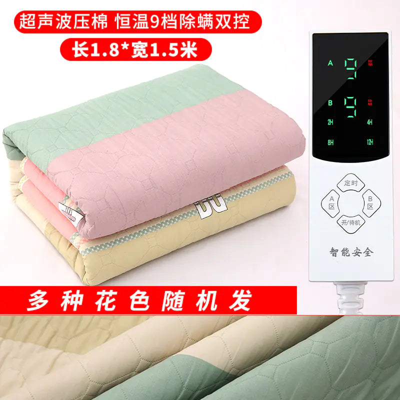 Electric Heating Blanket with Dual Control - Stay Warm and Cozy - HomeComforts