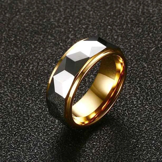 Tungsten Gold Ring - Stylish Design for Every Occasion, Elegant Looks