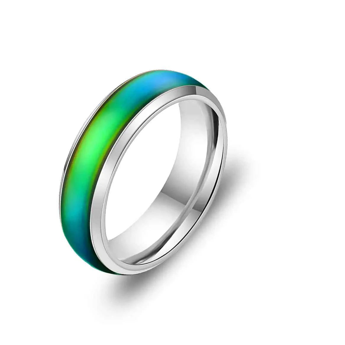 Color Changing Temperature Ring-Mood Ring with Color Shift Technology