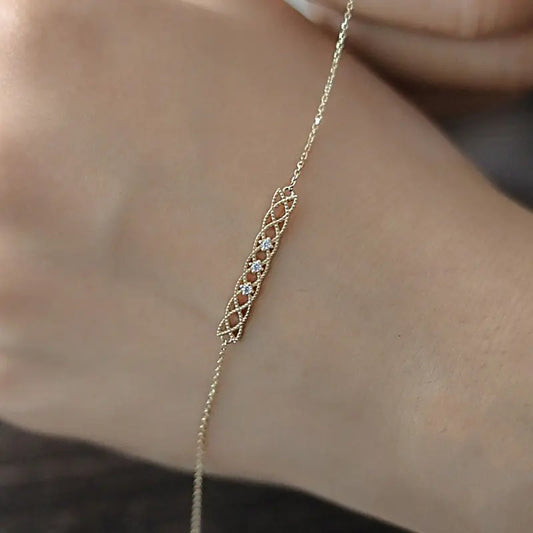 Sterling Silver Bracelet for Unique Female Style - Store Deals
