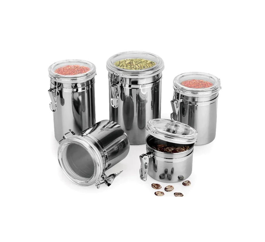 Stainless Steel Coffee Storage Canister with Lid - Store Deals