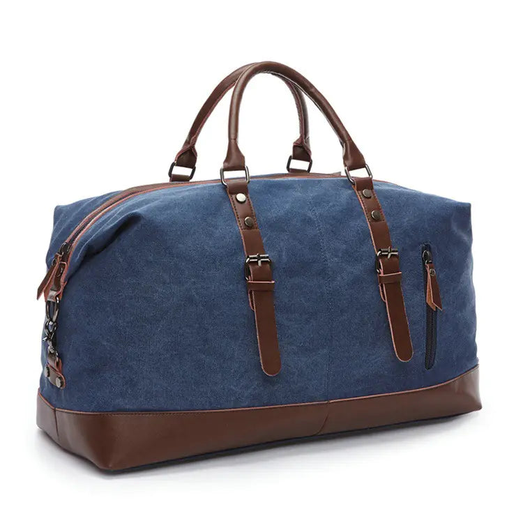Retro Canvas Travel Bag - Large Capacity for Men & Women