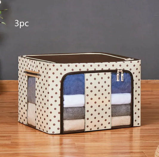 Polka Dot Oxford Cloth Storage Box - Store Deals