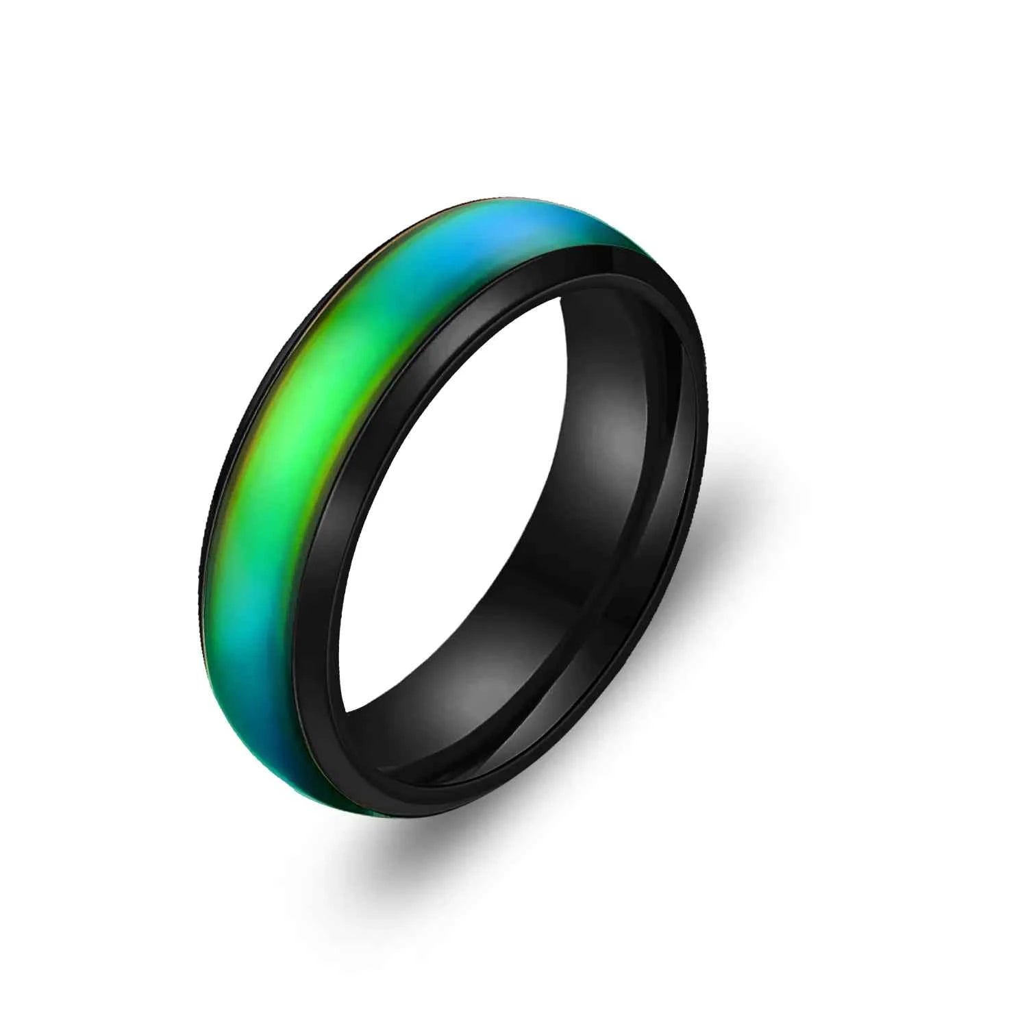 Color Changing Temperature Ring-Mood Ring with Color Shift Technology