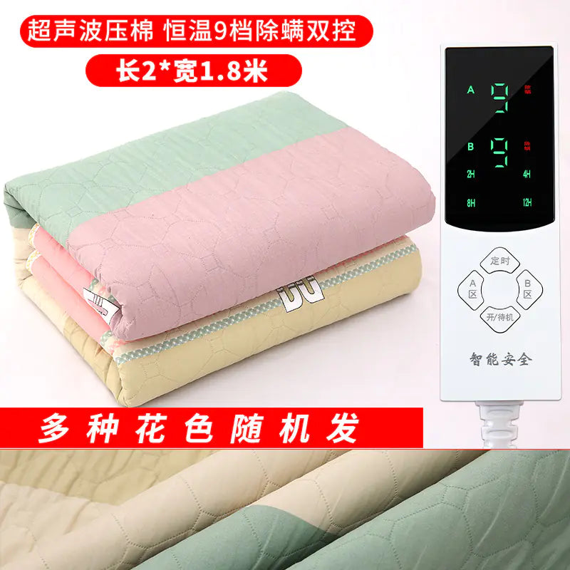 Electric Heating Blanket with Dual Control - Stay Warm and Cozy - HomeComforts