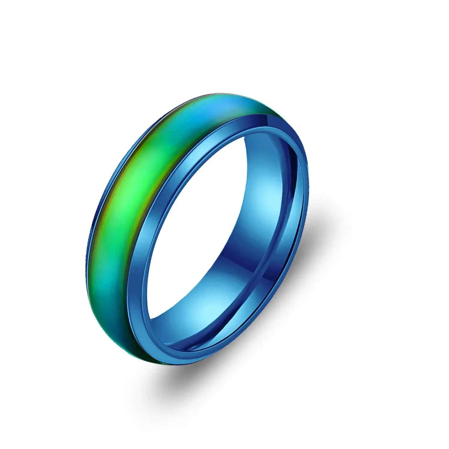 Color Changing Temperature Ring-Mood Ring with Color Shift Technology