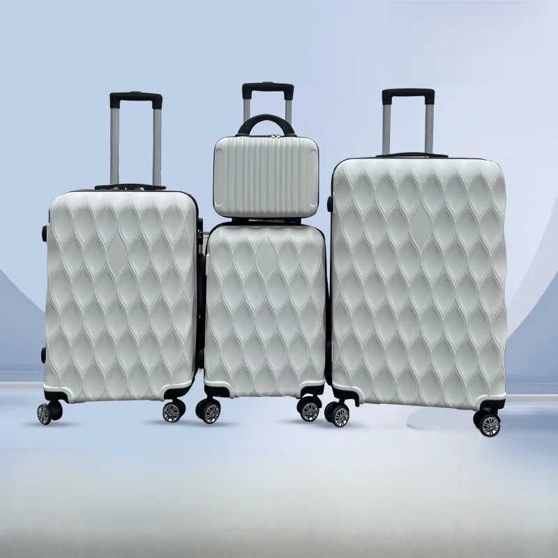 4-Piece ABS Spinner Luggage Set (14/20/24/28 Inch) - Store Deals