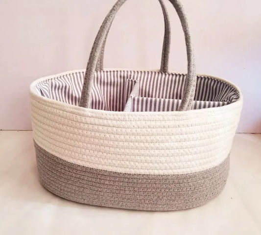 Compact Plastic Portable Storage Basket - White - Store Deals