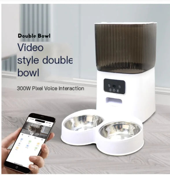 5L Smart Automatic Cat Feeder with Camera and Voice - Innovative Pet Care