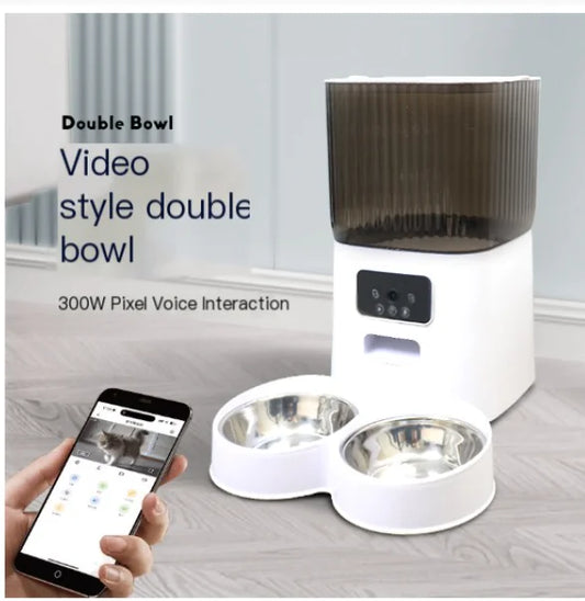 5L Smart Automatic Cat Feeder with Camera and Voice - Innovative Pet Care