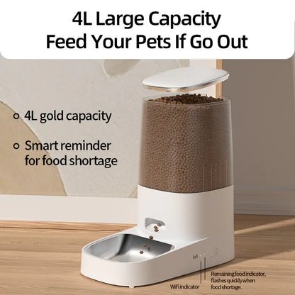 ROJECO Smart Automatic Cat Feeder - WiFi Control | Store Deals