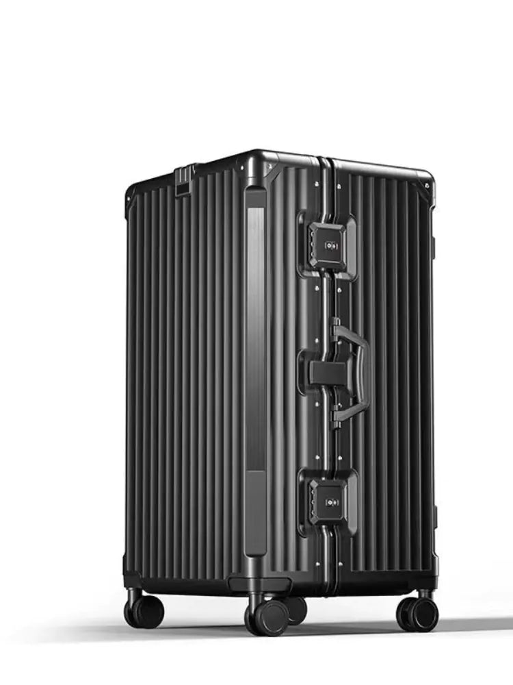 Aluminum Frame Luggage Suitcase, Large Capacity, Stylish - Store Deals